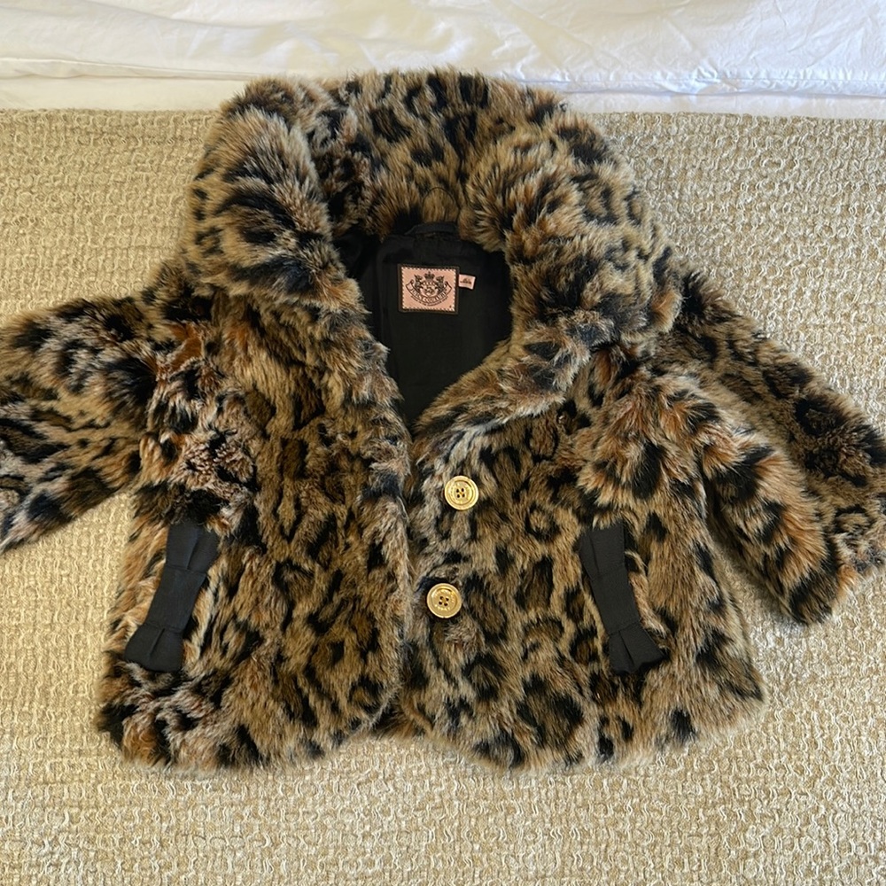 Juicy couture faux fur jacket